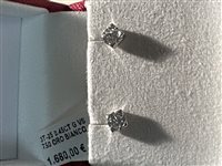 Orecchini Gioielleria Dossena  Donna in Oro bianco Diamante OROR-71-253